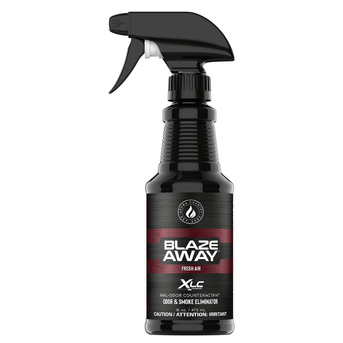 Blaze Away XLC Fresh Air 16 oz odor control spray, heavy-duty smoke odor neutralizer for eliminating tough indoor smells and restoring clean air quality