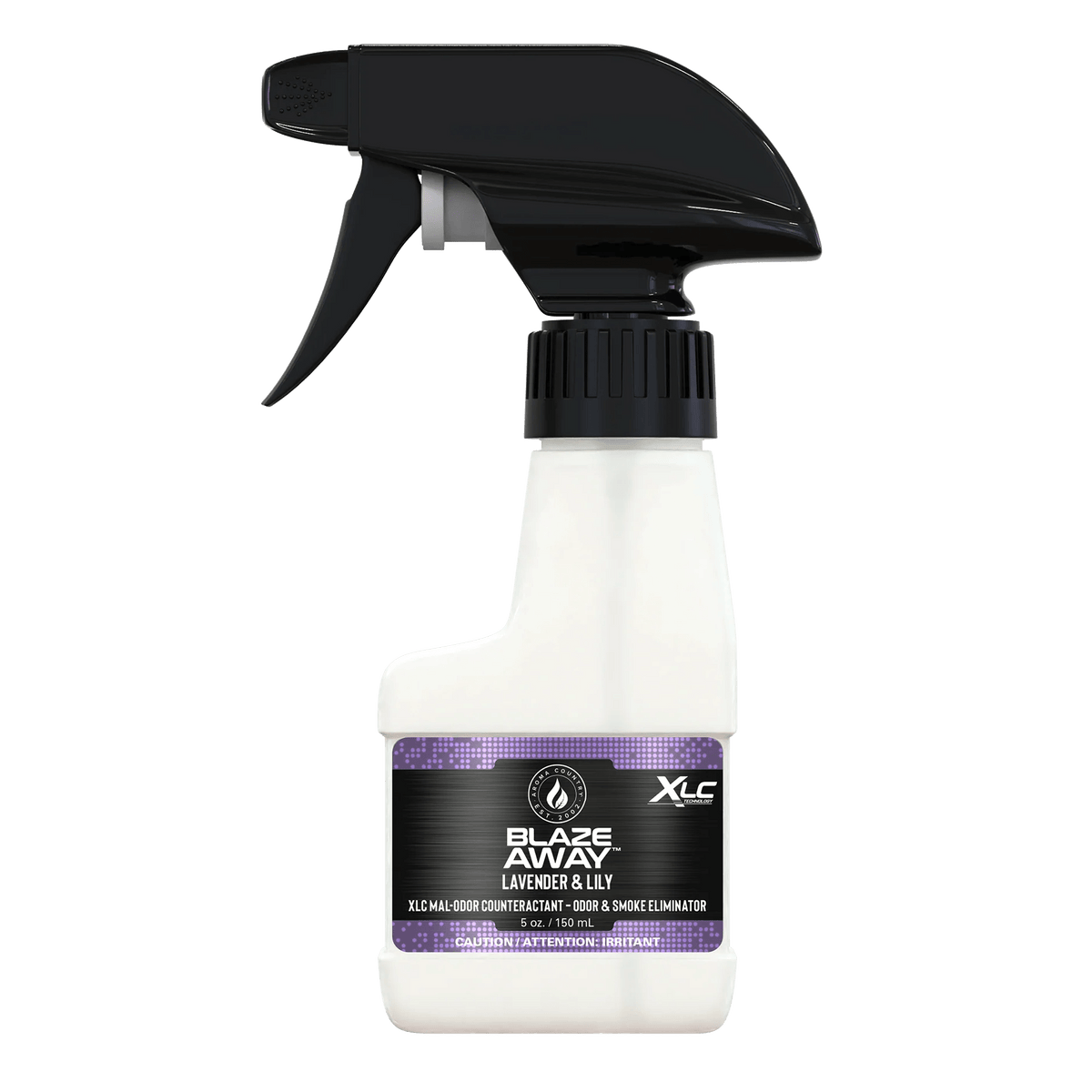 Blaze Away XLC mal‑odor counteractant 16 oz spray—heavy‑duty odor neutralizer that tackles smoke, pet, and food smells for cleaner indoor air